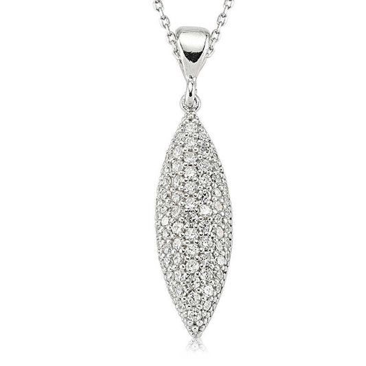 925 Sterling Silver Leaf Necklace