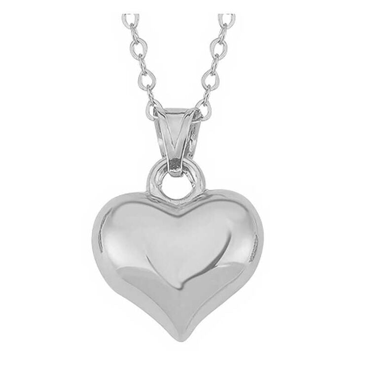 925 Sterling Silver Heart Necklace