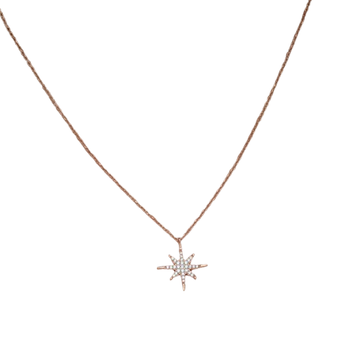 925 Sterling Silver Small Star Necklace
