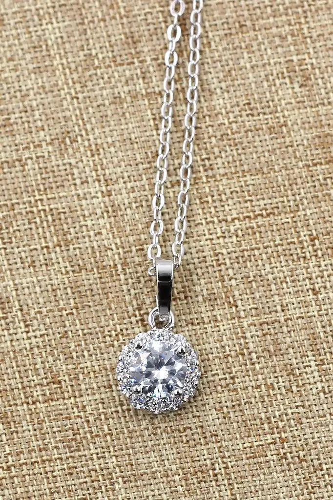 Round Cubic Zirconia Necklace