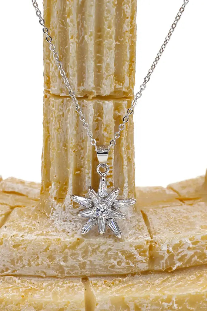 Star Cubic Zirconia Crystal Necklace